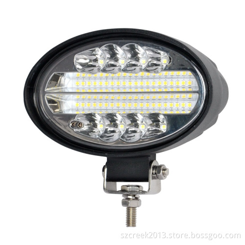 6 Inch 144W Oval LED Tractor Work Light